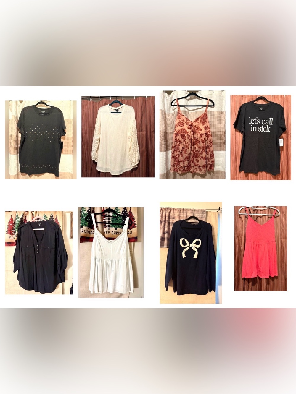 Lot of 8 Torrid Tops- Most NWOT or NWT, sizes 1 and 2, See Photos & Description